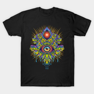 Psychedelic 3rd Eye Trippy Art T-Shirt